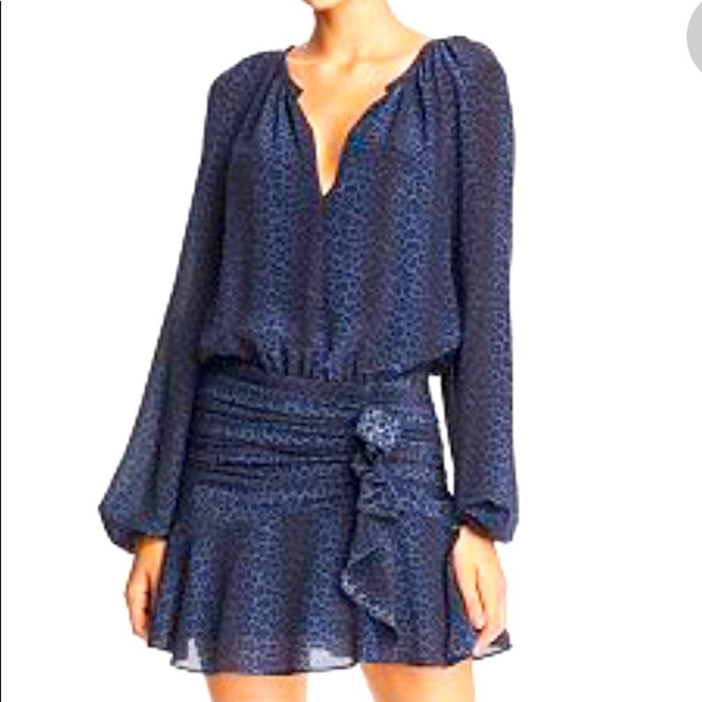 Ramy Brook Jeannie Dress leopard print size 00
